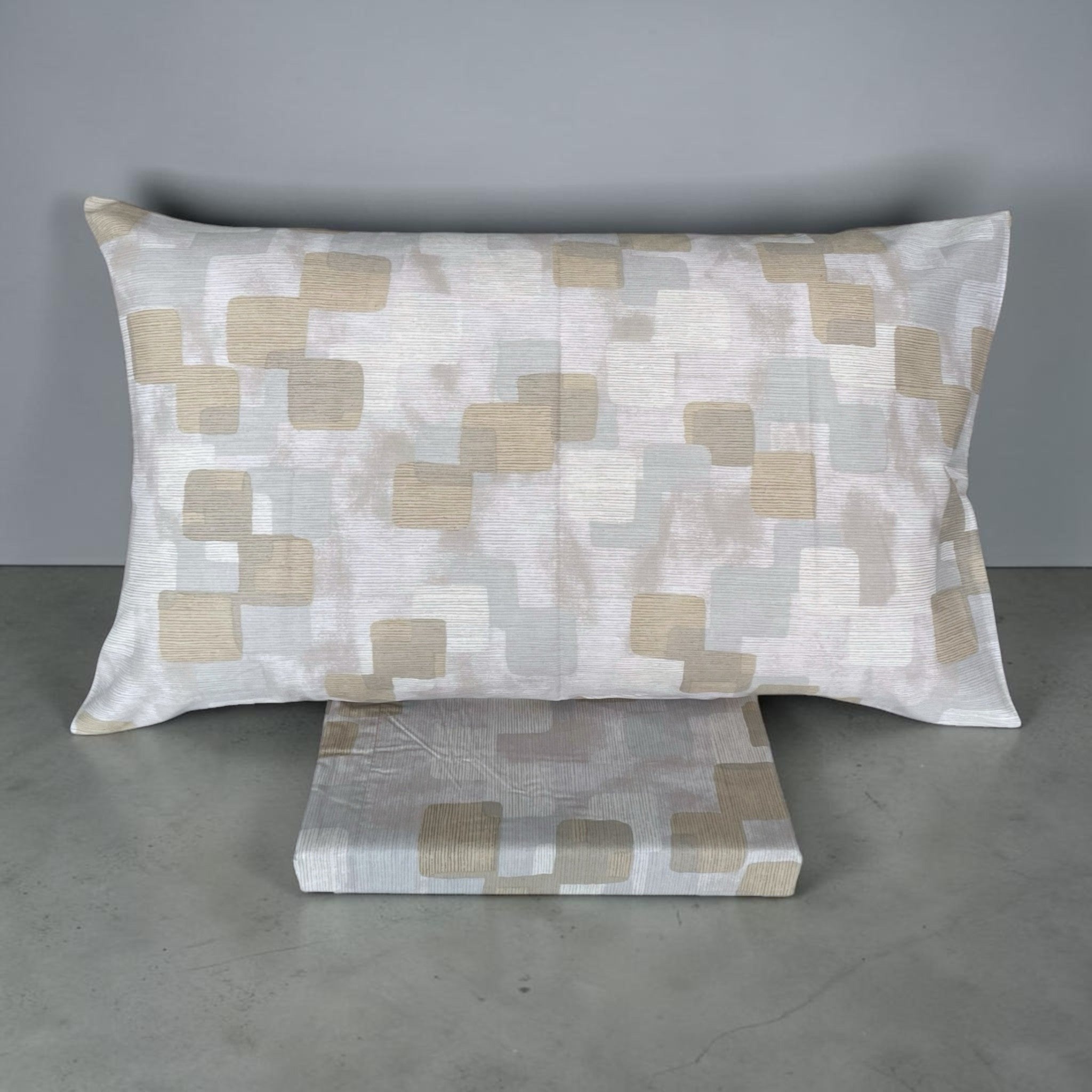 federa fantasia geometrica beige bassetti gaming