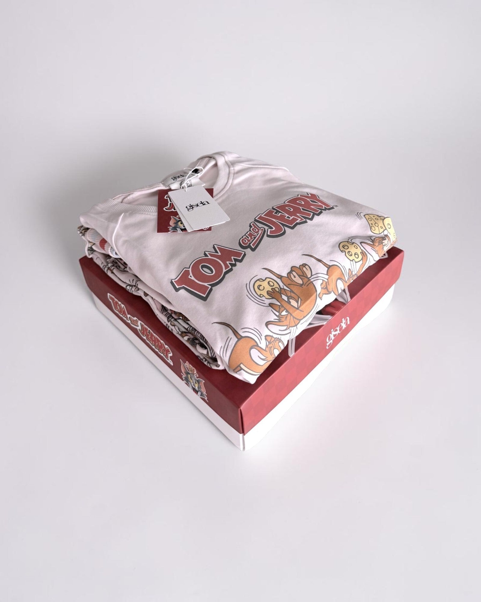 Pigiama donna Gisela Tom & Jerry 20480 piegato con scatola originale