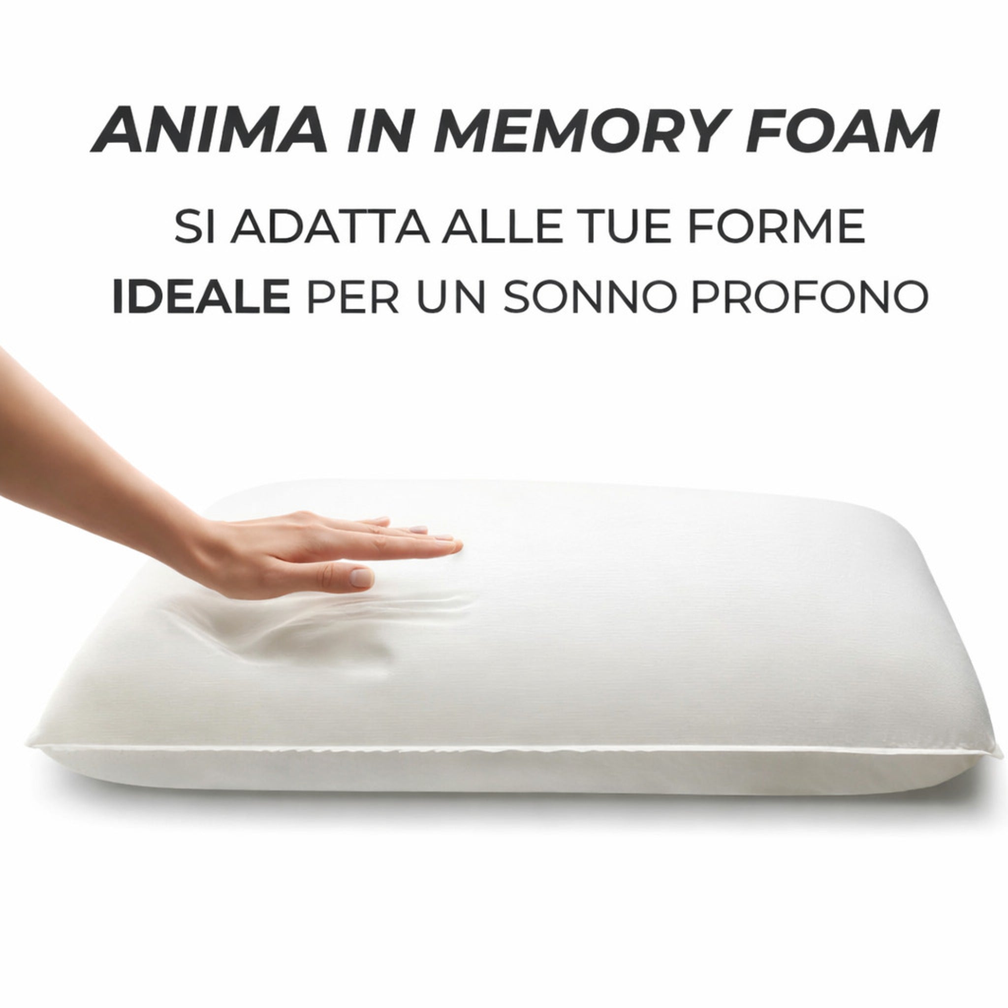 guanciale memory foam ergonomico adattabile