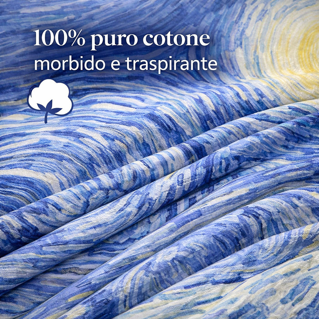 Tessuto 100% cotone morbido e traspirante