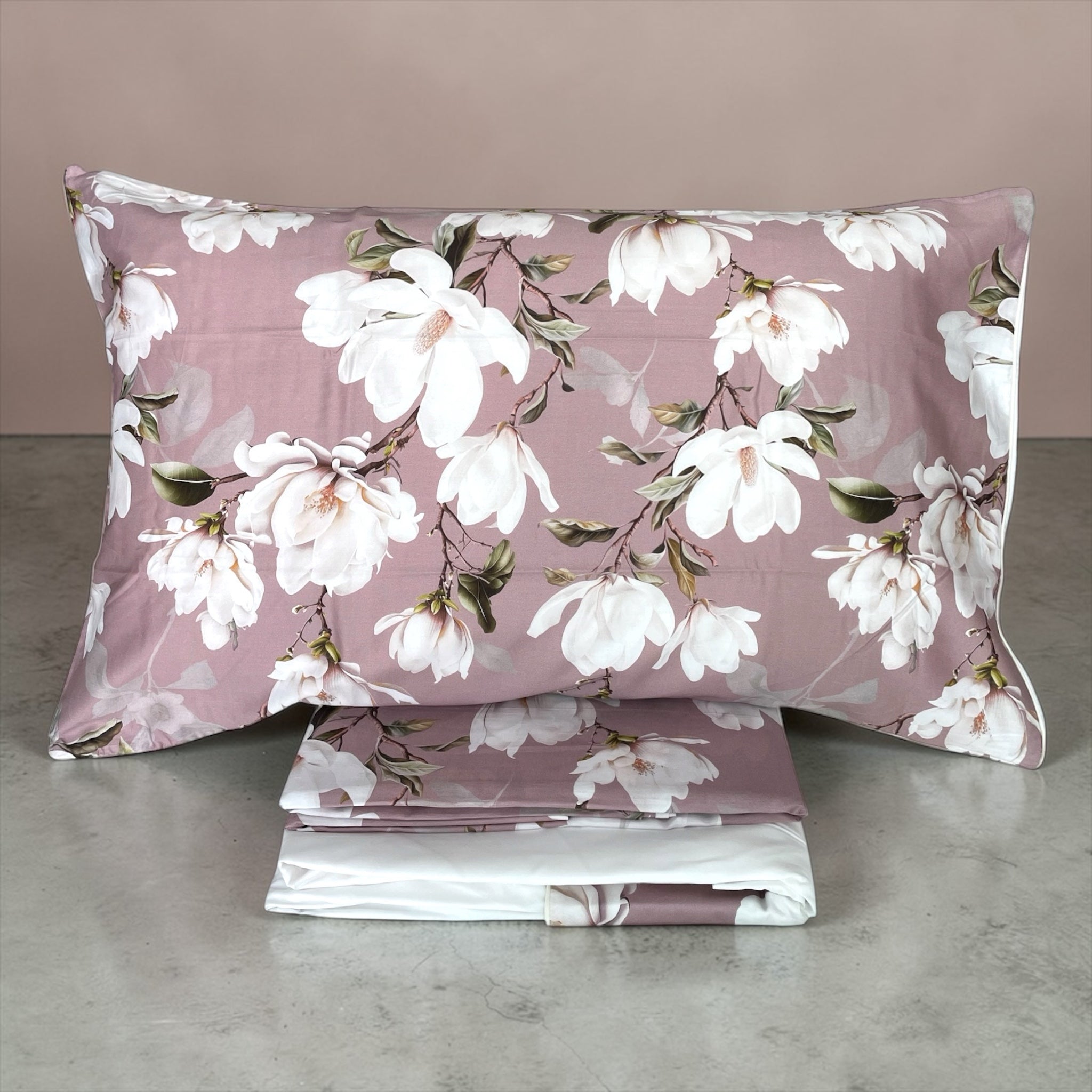 Fantasia floreale elegante lenzuola matrimoniali Galizzi Lavinia stampa allover