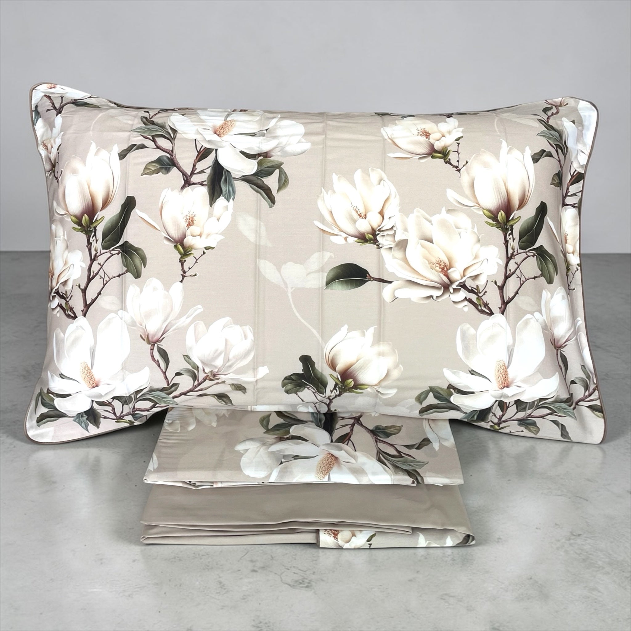 Fantasia floreale elegante lenzuola matrimoniali Galizzi Lavinia stampa allover