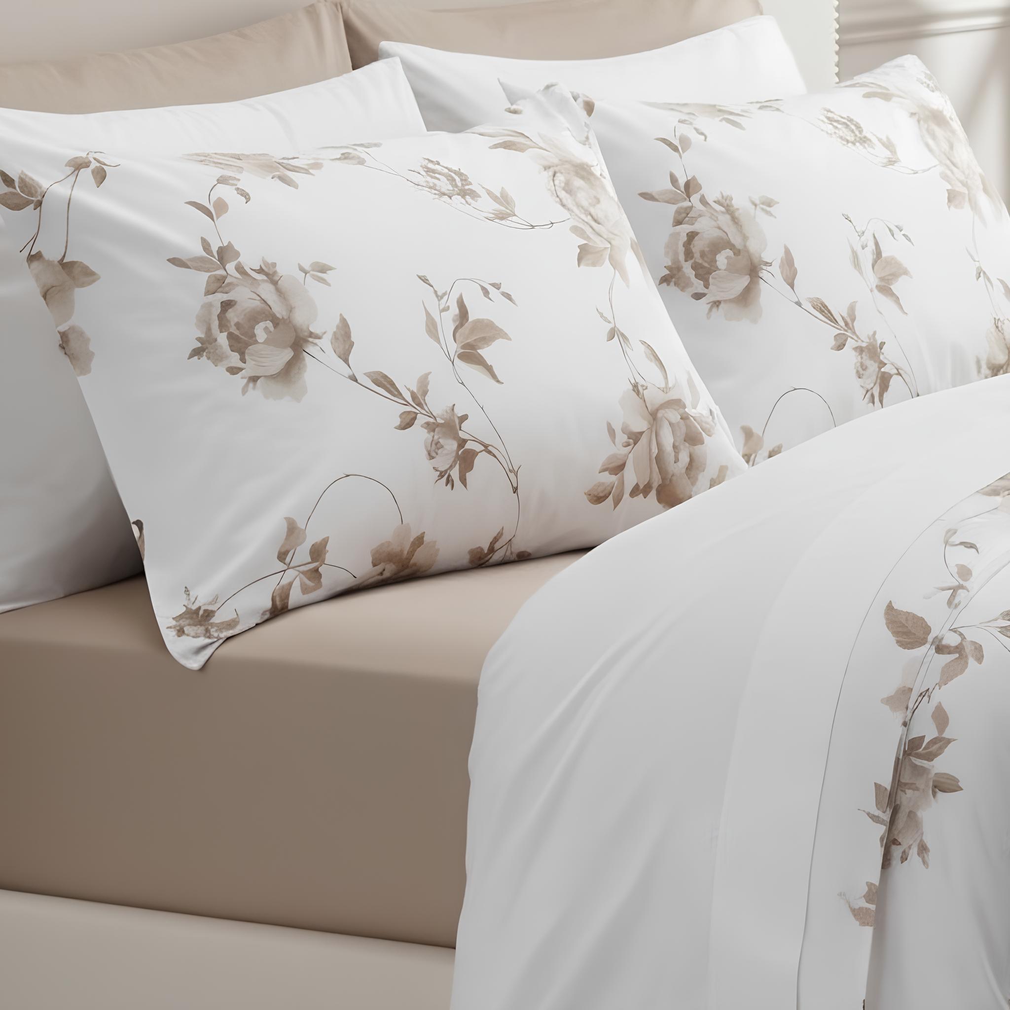 completo lenzuola matrimoniali cotone made in italy karen tortora