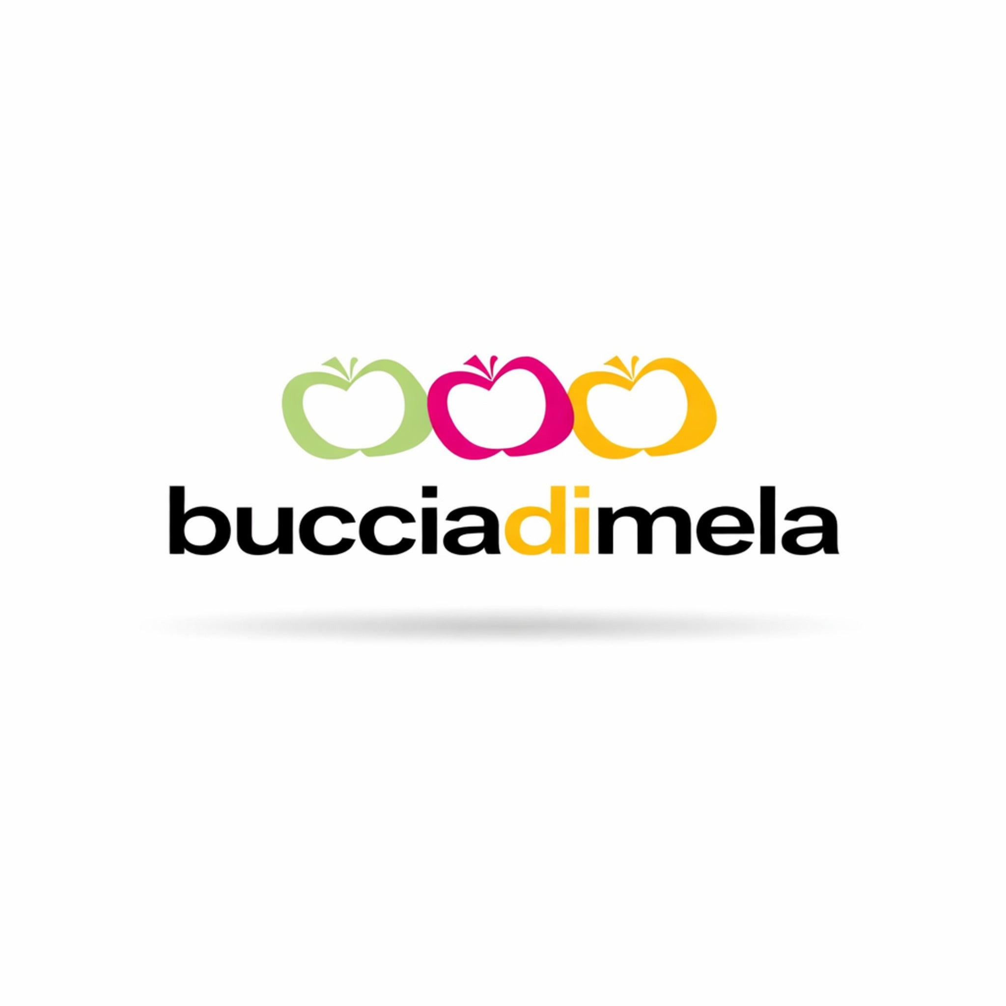 Logo ufficiale Buccia di Mela, marchio specializzato in tessili e complementi d'arredo per la casa.