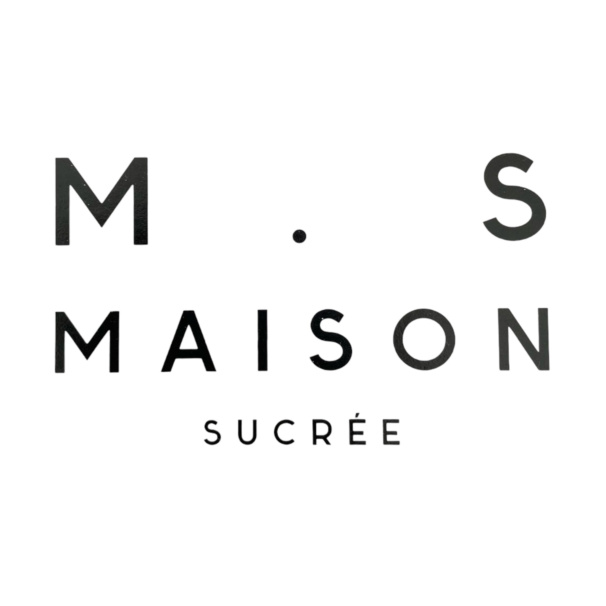 Logo ufficiale Maison Sucrée biancheria per la casa Made in Italy