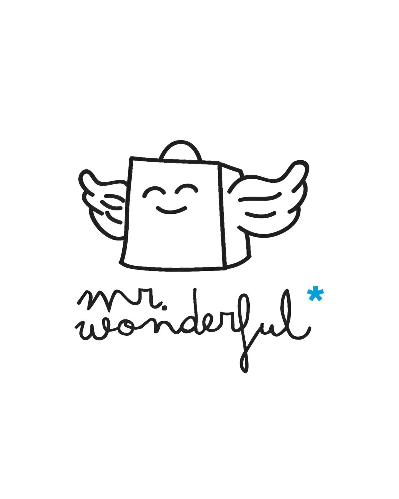 Logo Mr Wonderful per collezione homewear e abbigliamento donna