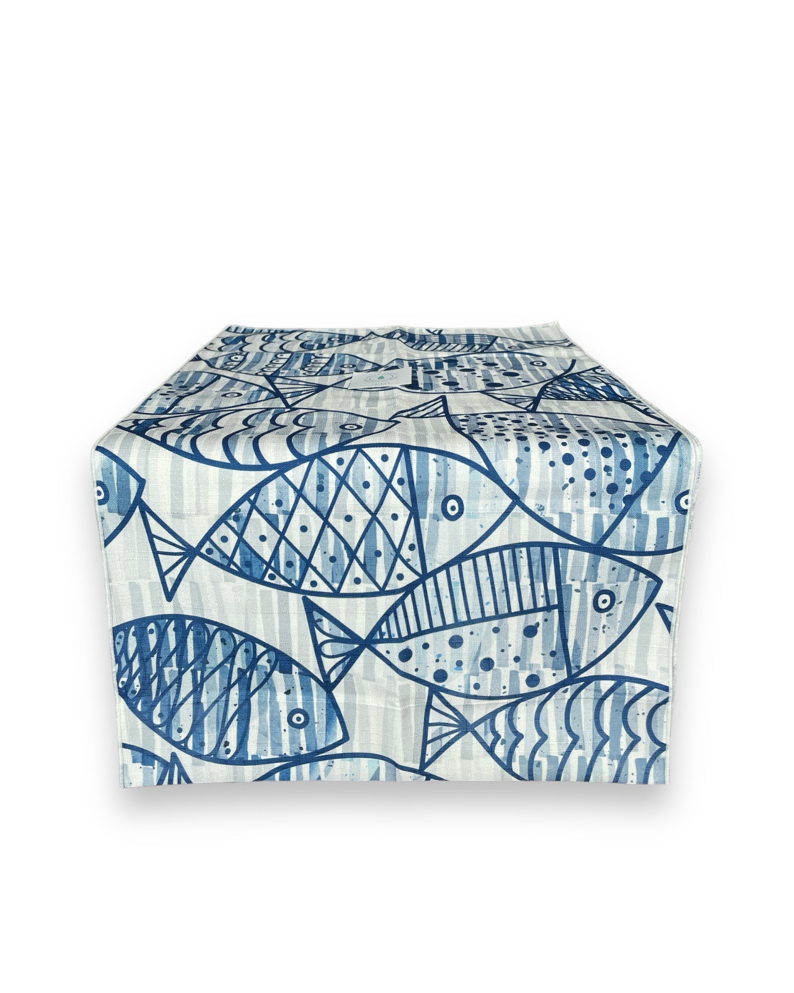 Waterproof stain-resistant table runner Maison Sucrée Art. Oltremare