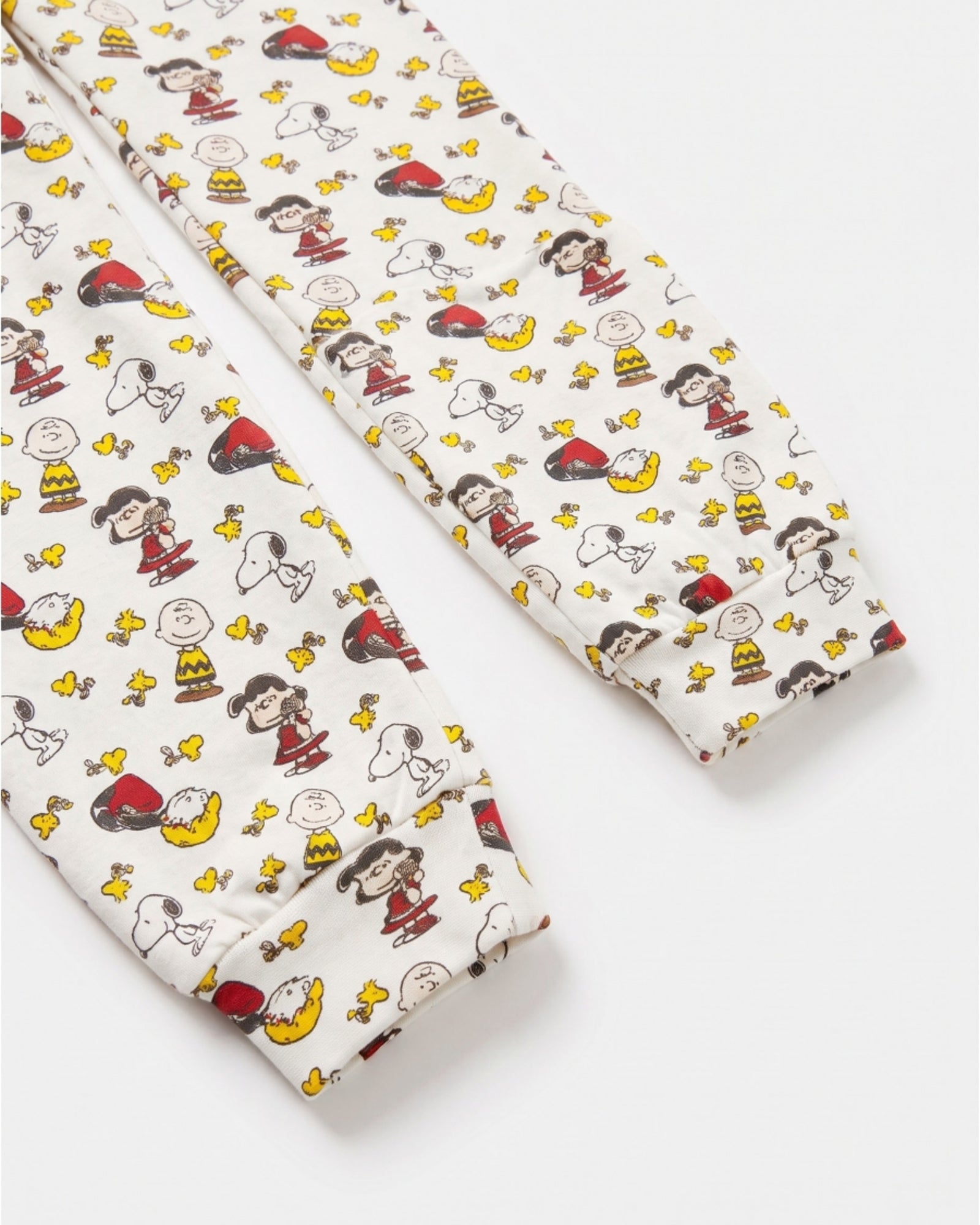 Retro del pigiama bambina Peanuts color crudo in 100% cotone Art. 64466