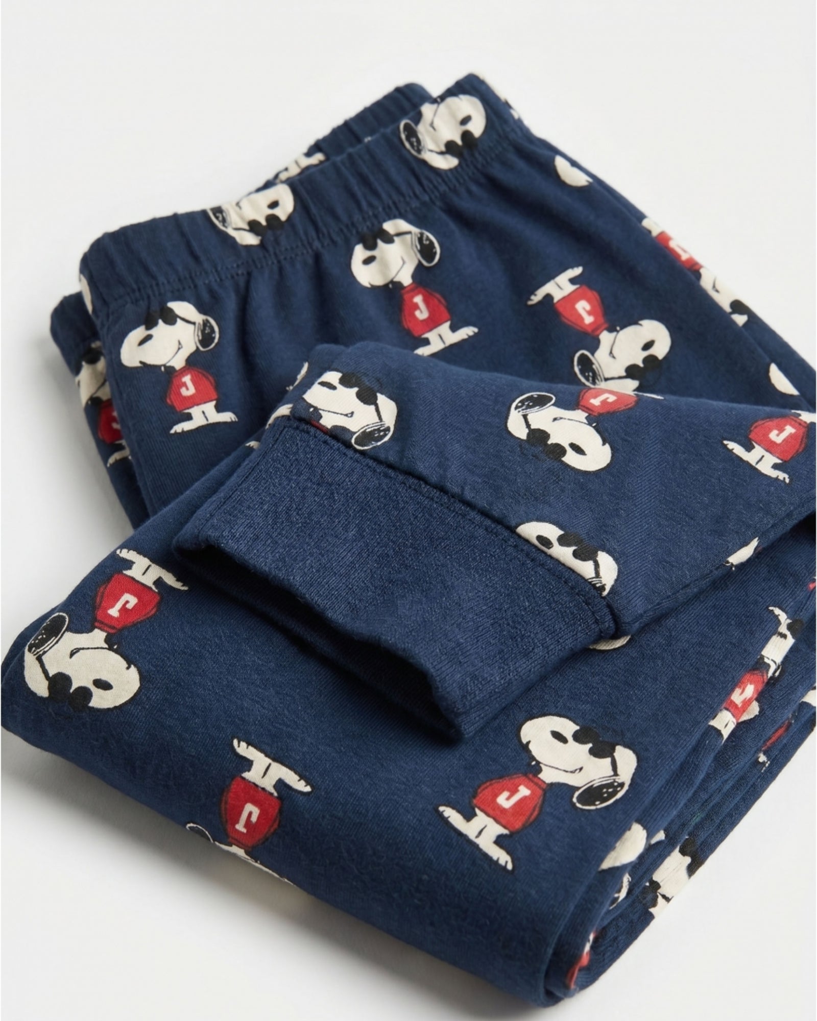 Pantalone blu del pigiama bambino Peanuts con stampa Snoopy Art. 64032