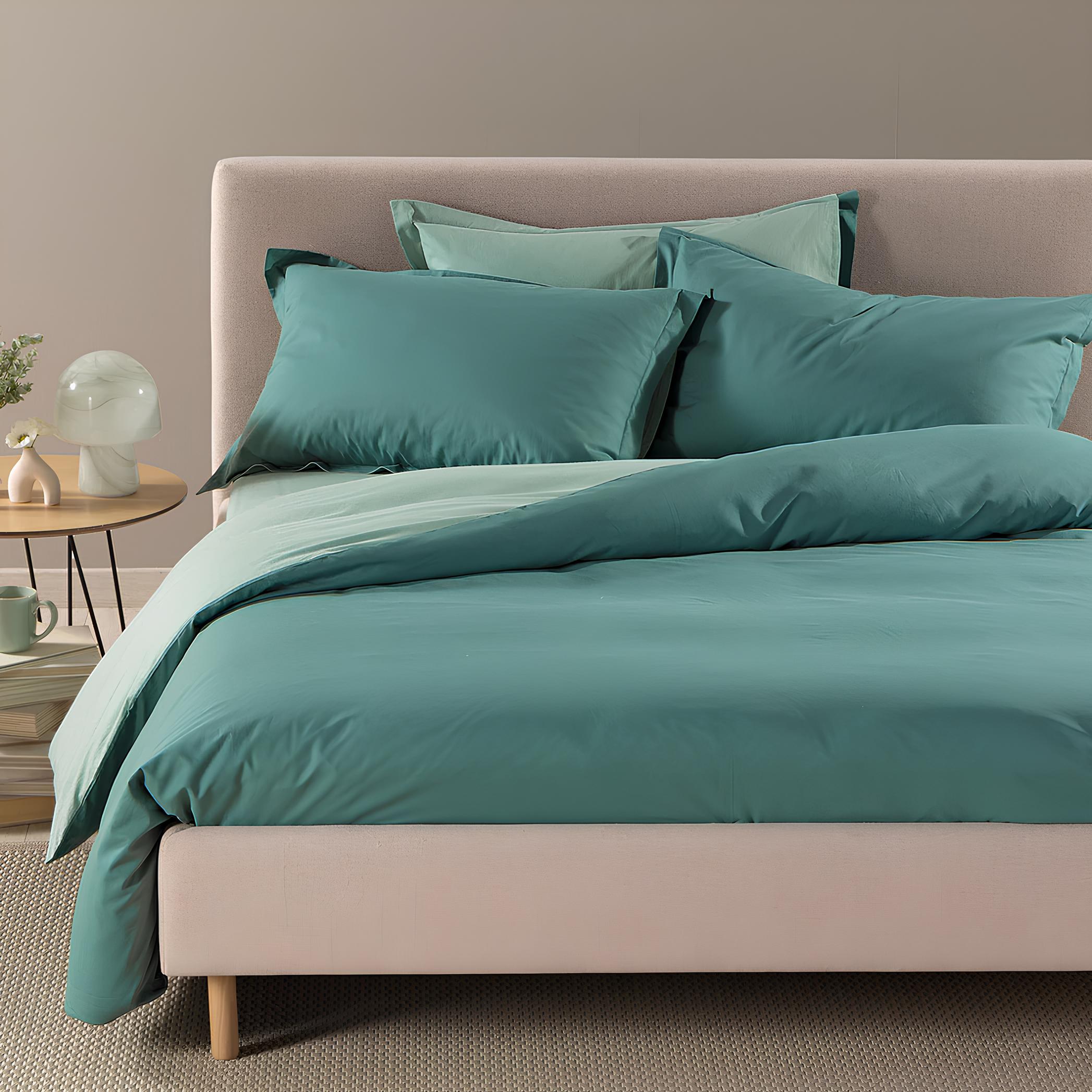 Completo copripiumino matrimoniale Caleffi in cotone e lyocell Art. Vita