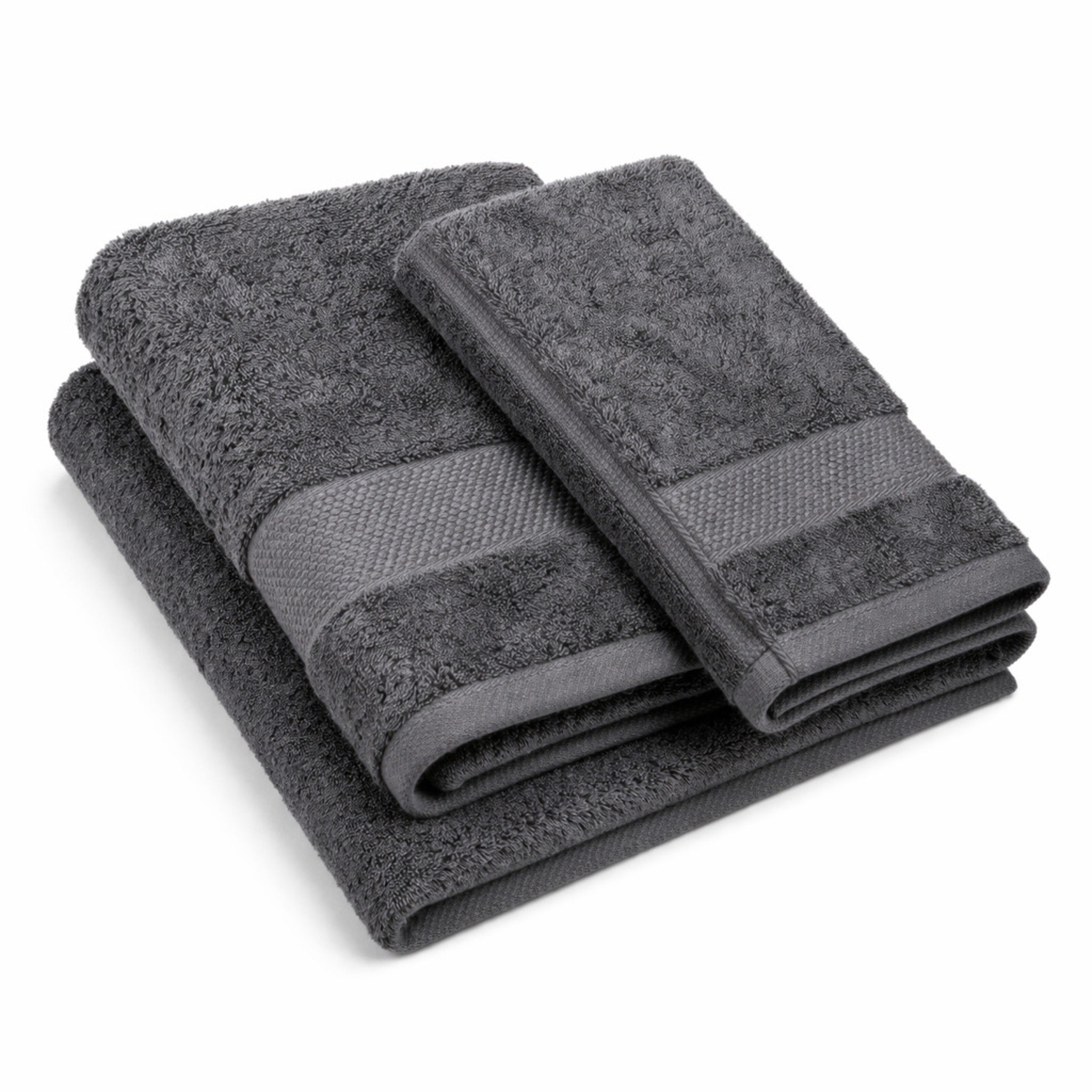 Set asciugamani Galizzi Ranger Plus grigio cotone 620 GSM