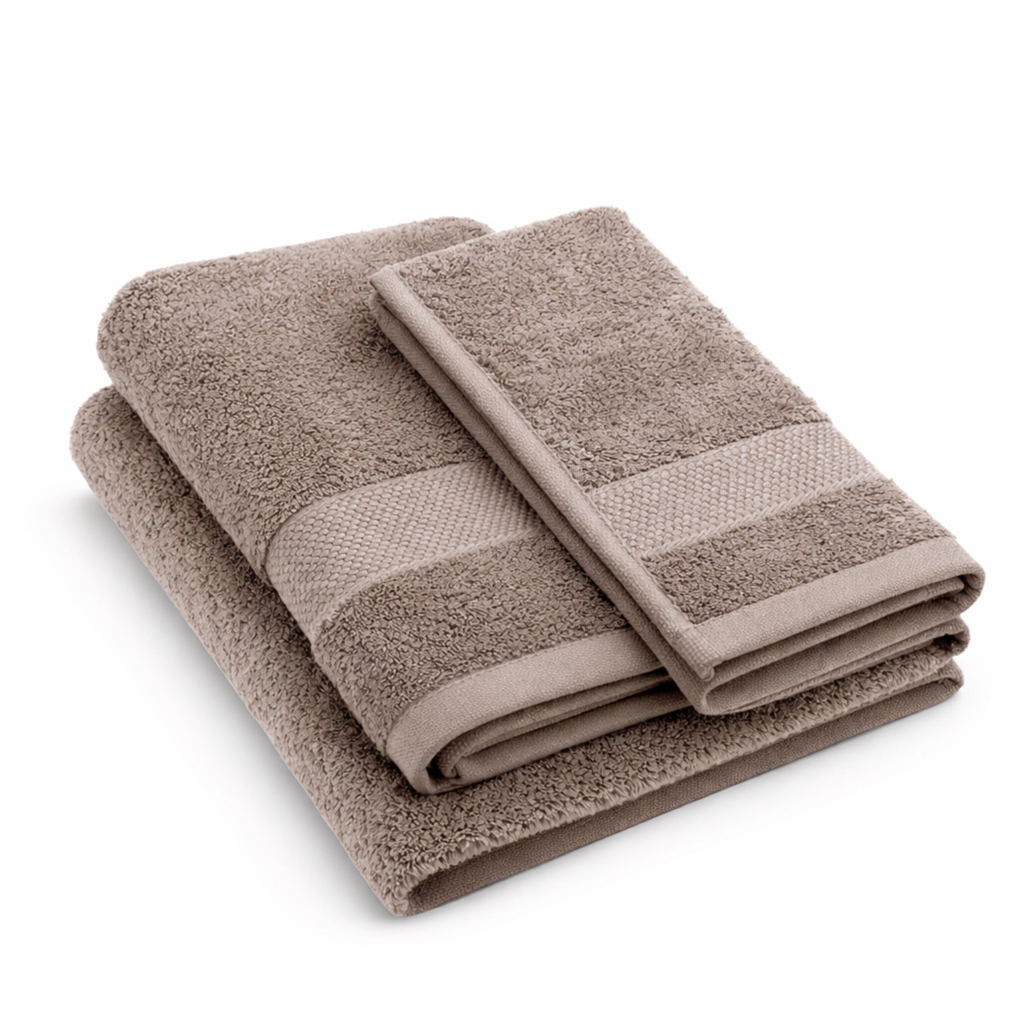 Set asciugamani tortora Galizzi Ranger Plus cotone 620 GSM