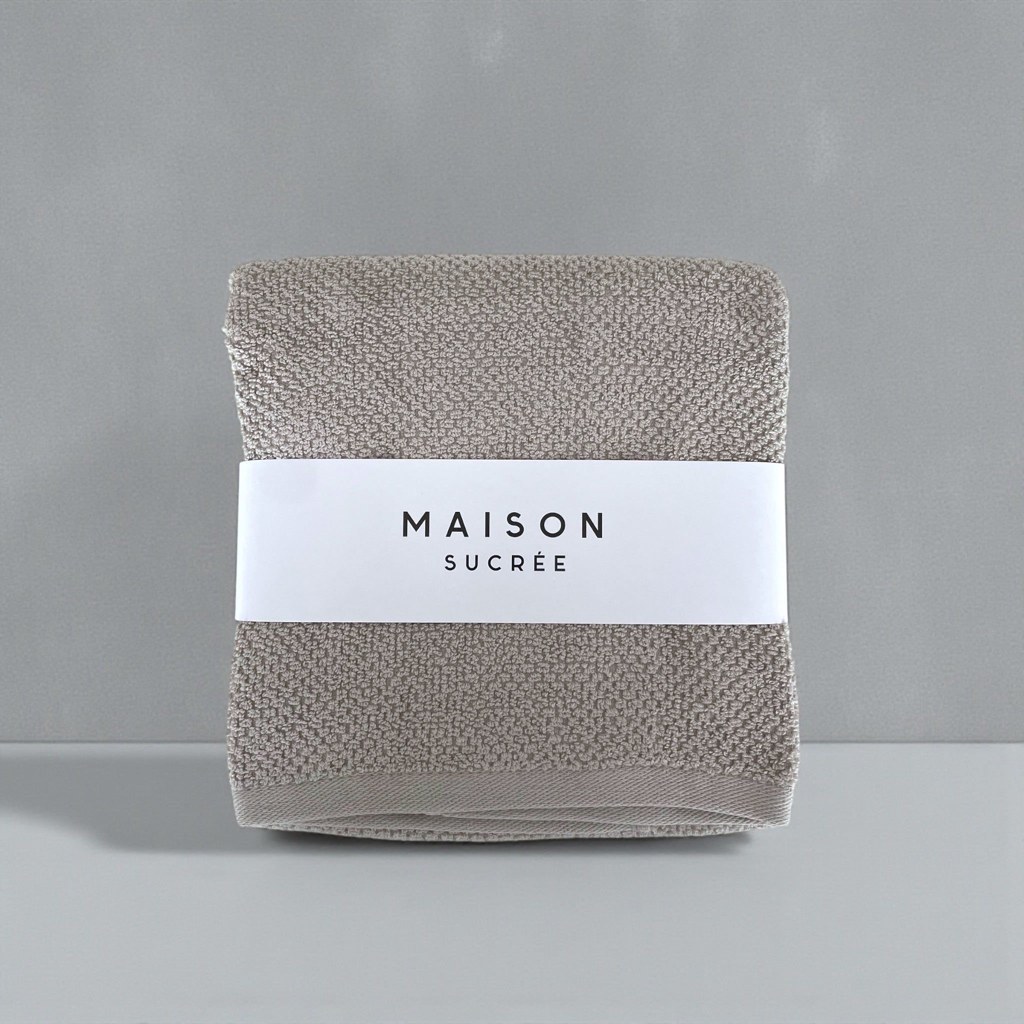 Confezione del set asciugamani Maison Sucrée Pepe viso e ospite perla