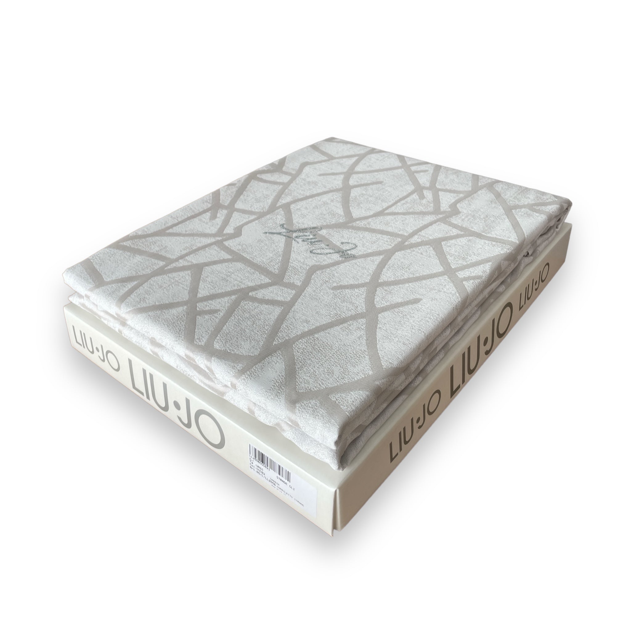 Liu jo double summer bedspread with glitter logo, Strade series