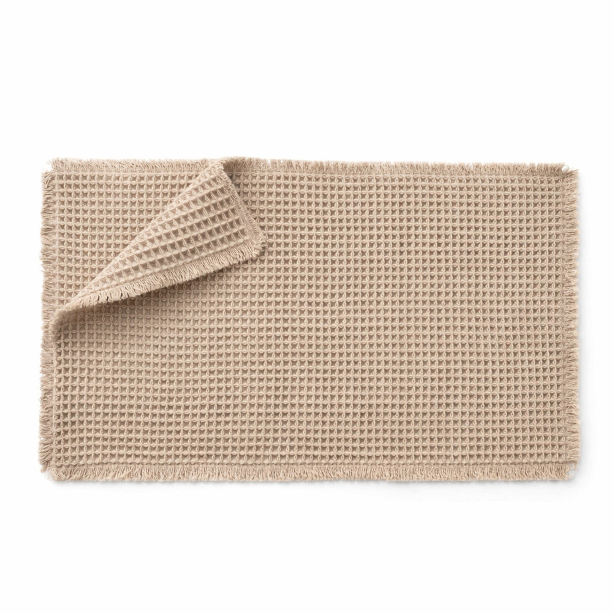 Tappeto bagno nido d’ape beige Galizzi Alma 50x80 cm