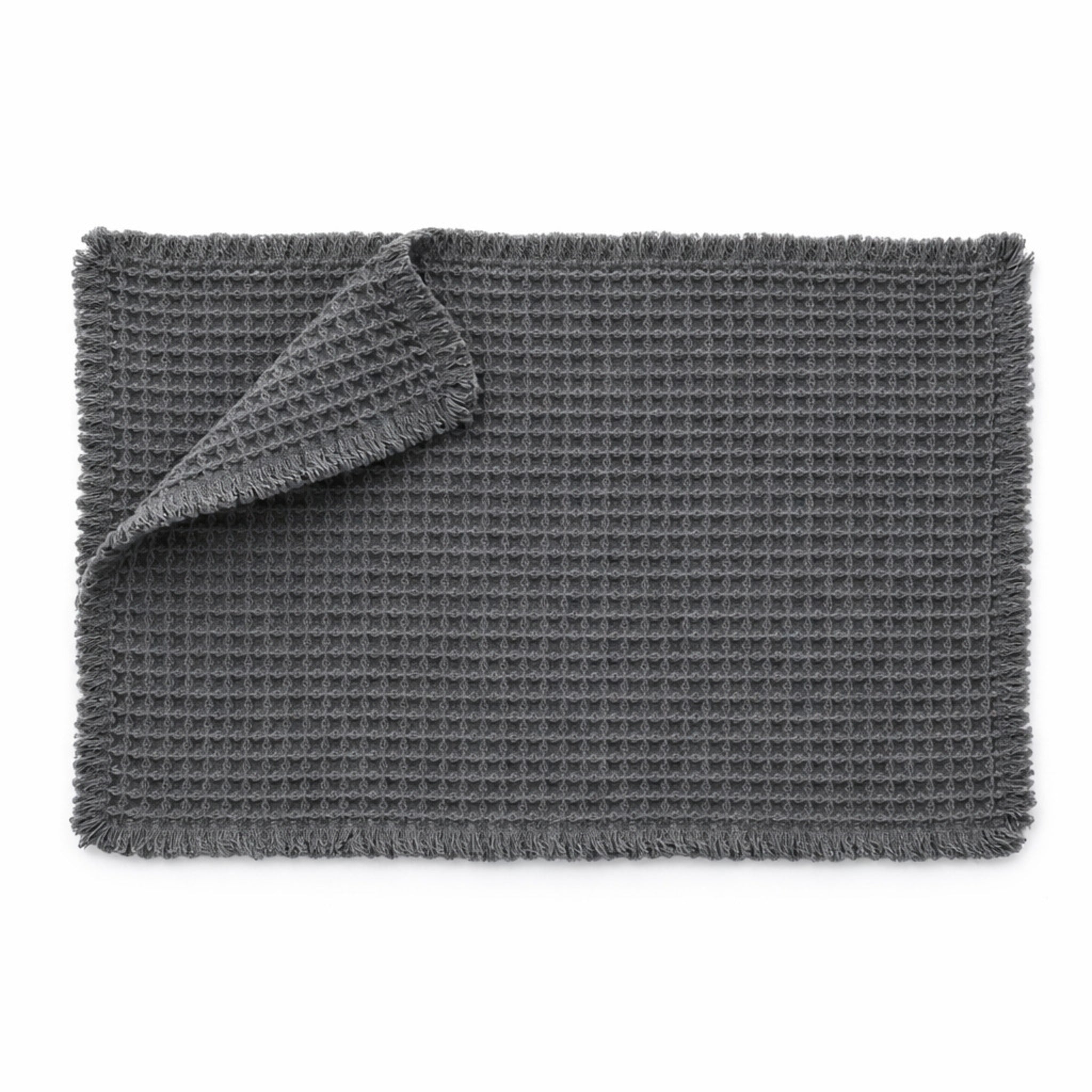 Tappeto bagno nido d’ape grigio Galizzi Alma 50x80 cm