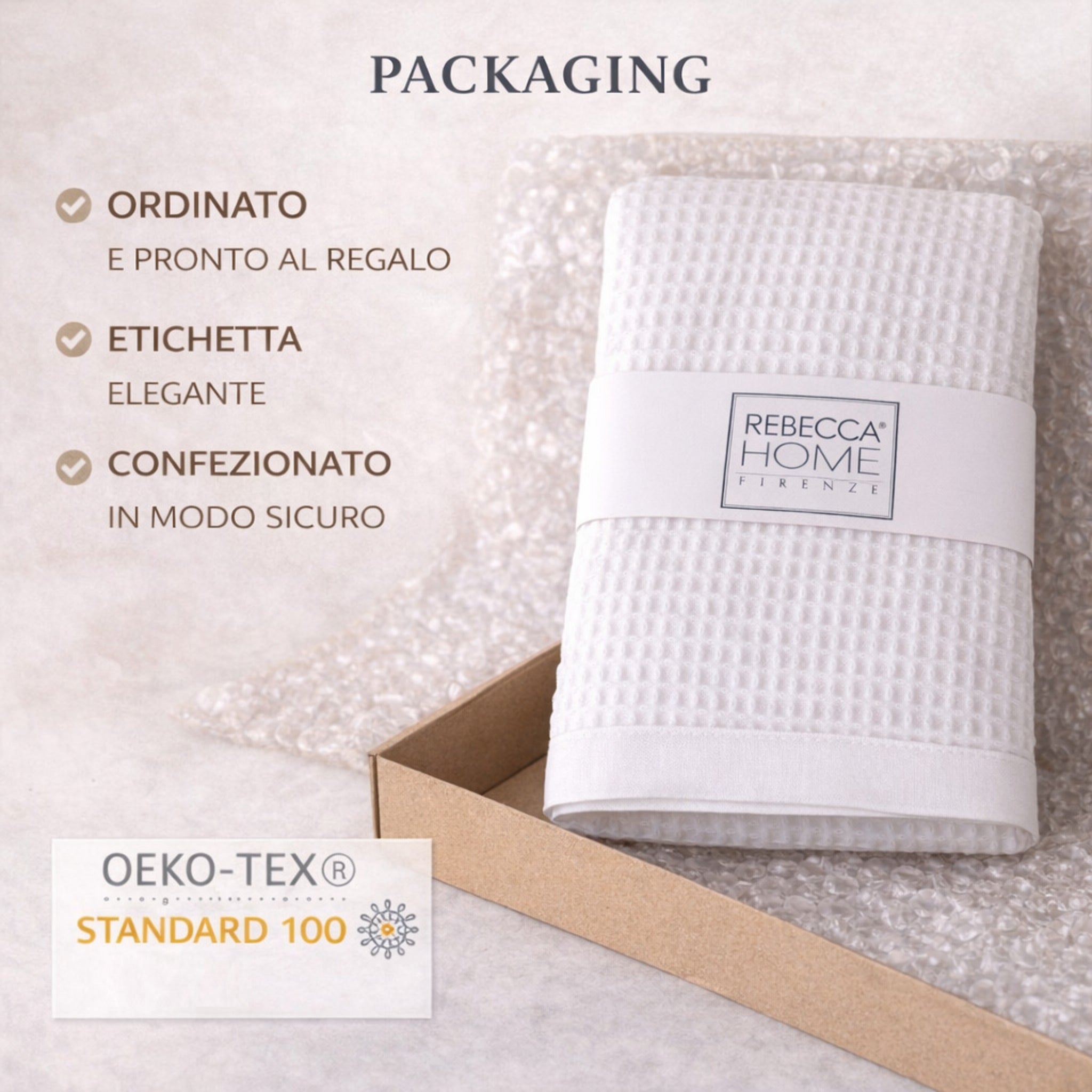 telo doccia bianco confezione rebecca home elegante