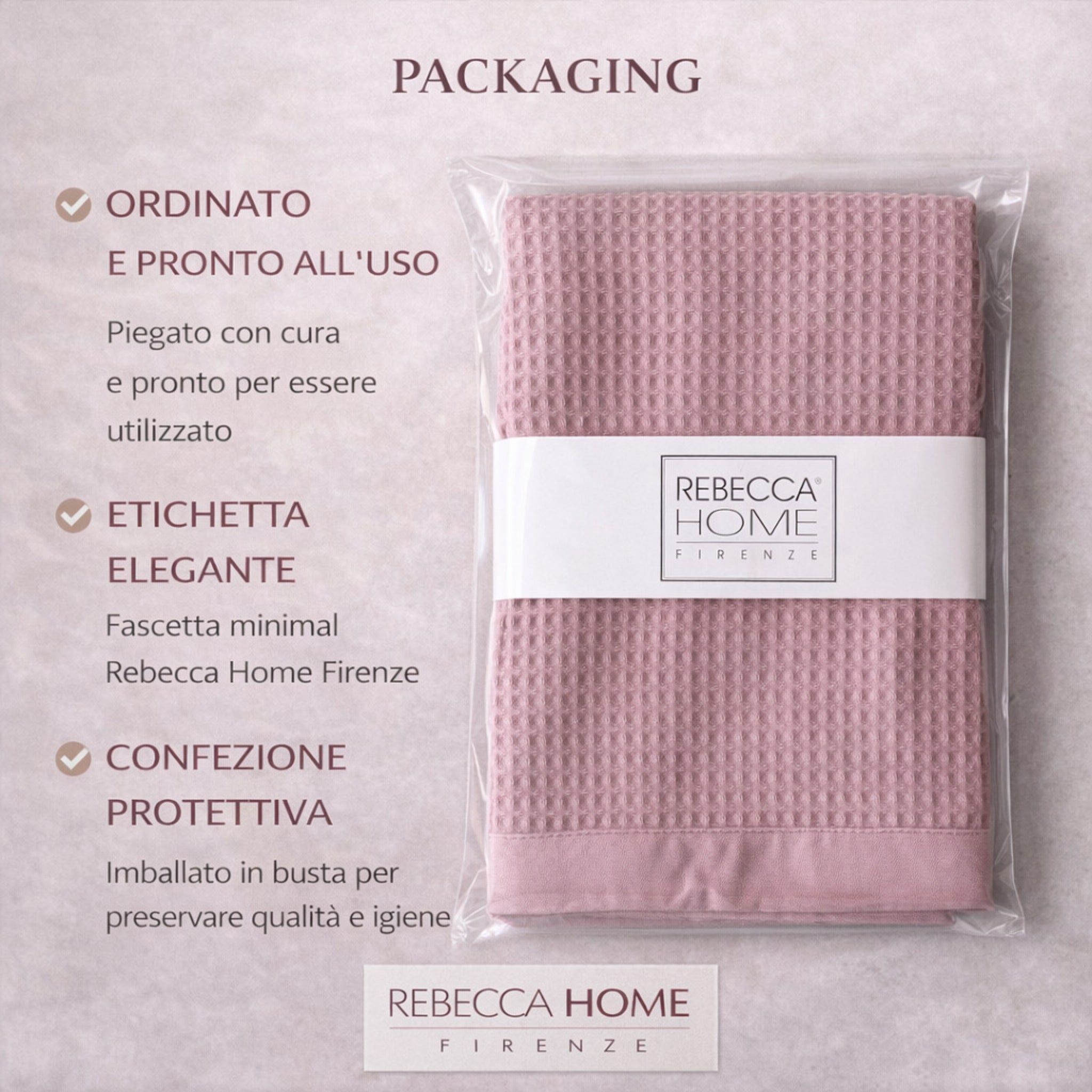 telo doccia rosa antico confezione rebecca home elegante