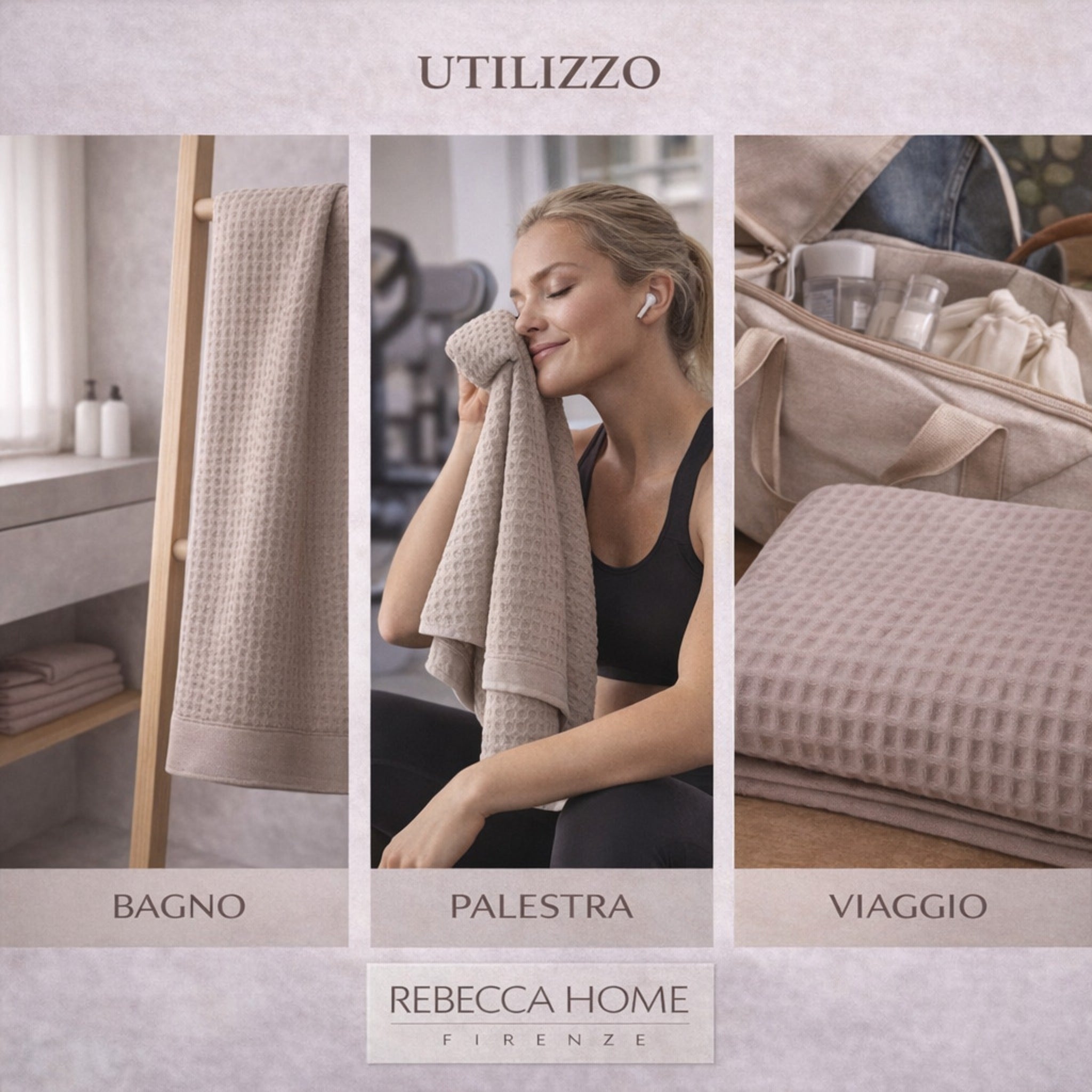 telo doccia sabbia palestra viaggio leggero compatto
