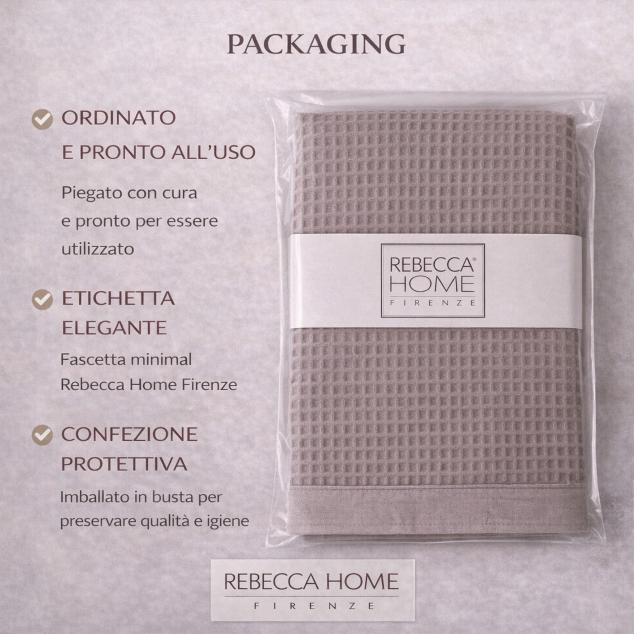 telo doccia tortora confezione rebecca home elegante
