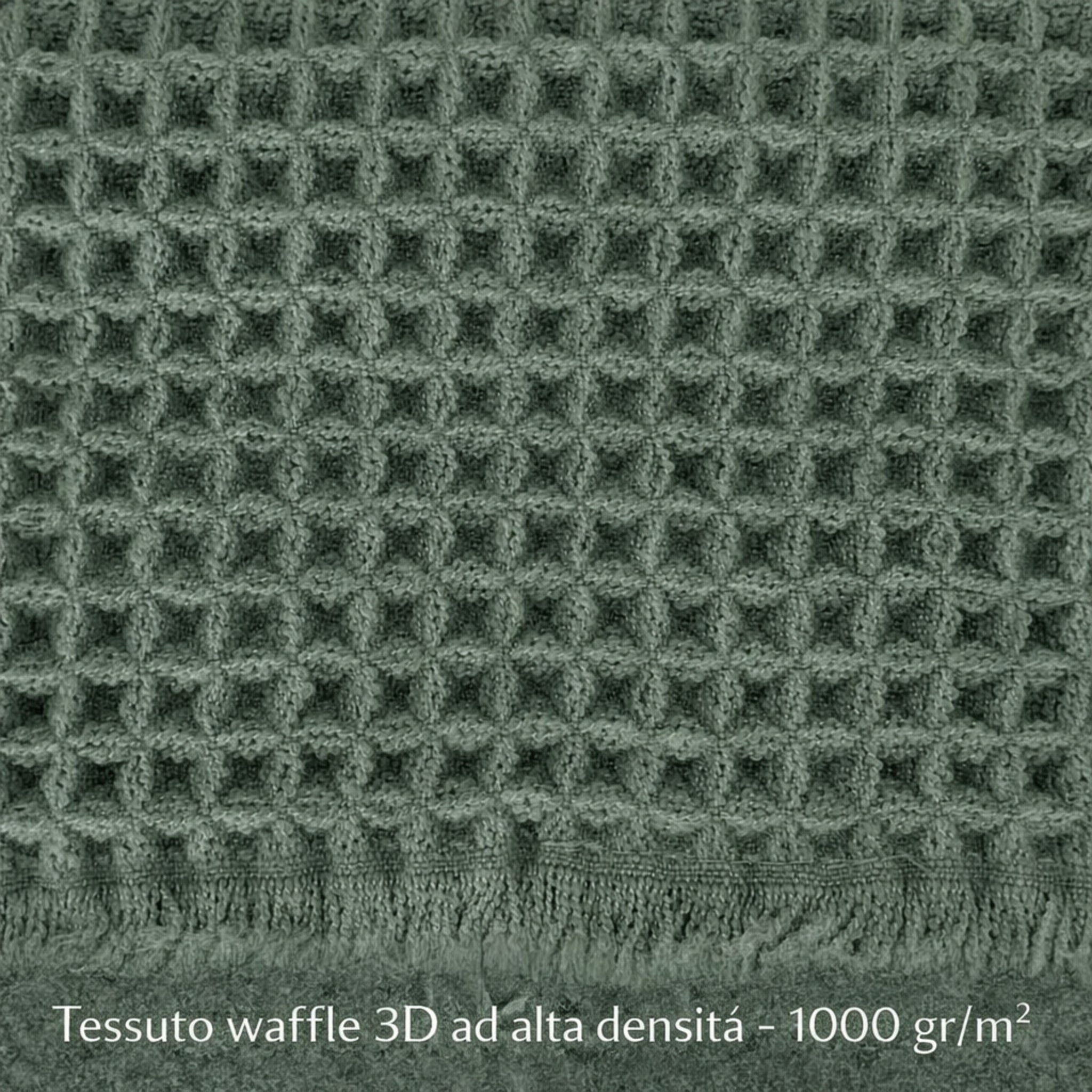 Dettaglio tessuto nido d’ape ad alta densità 1000 gr/m²