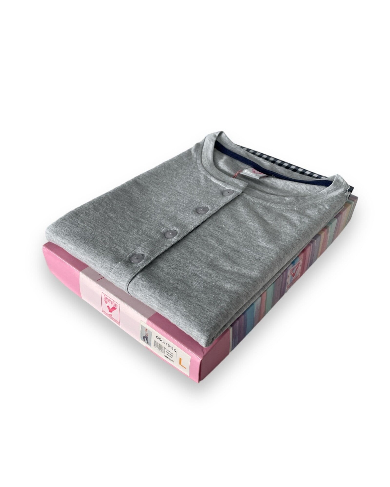 Pigiama donna primavera estate in cotone Buccia di Mela gdc 11981c