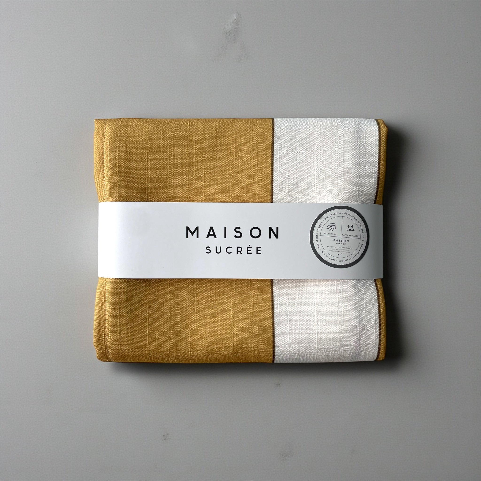 Packaging tovaglia Maison Sucrée Art Vibra Ambra