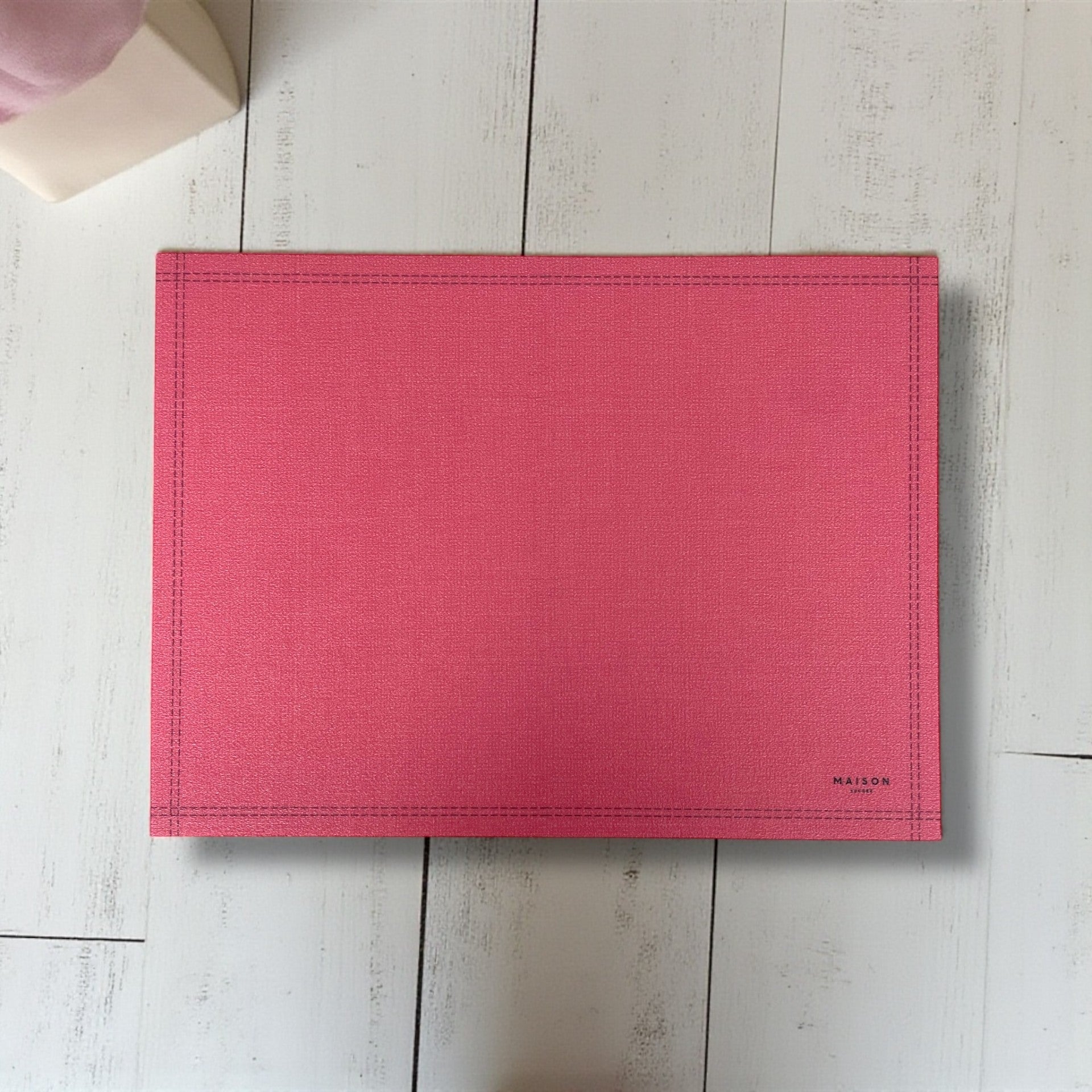 Tovaglietta americana corallo Maison Sucrée in PVC idrorepellente 33x45 cm