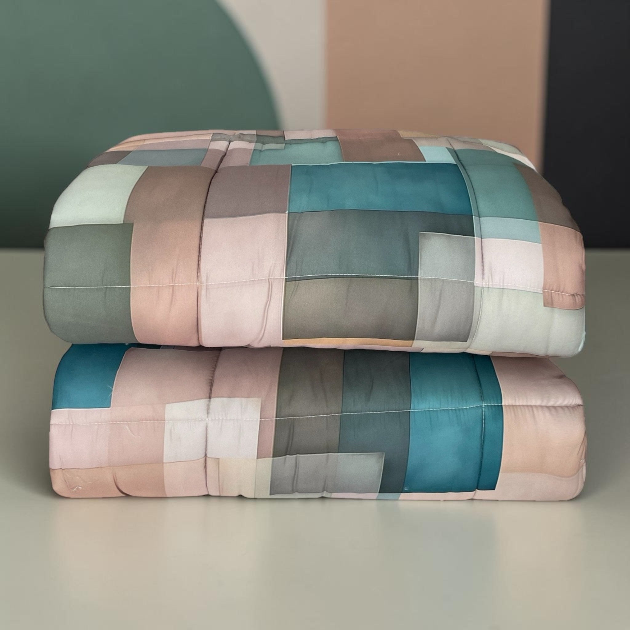 Trapunta Fancy Home Corvara 3 piegata in microfibra con imbottitura anallergica da 300 g/m²