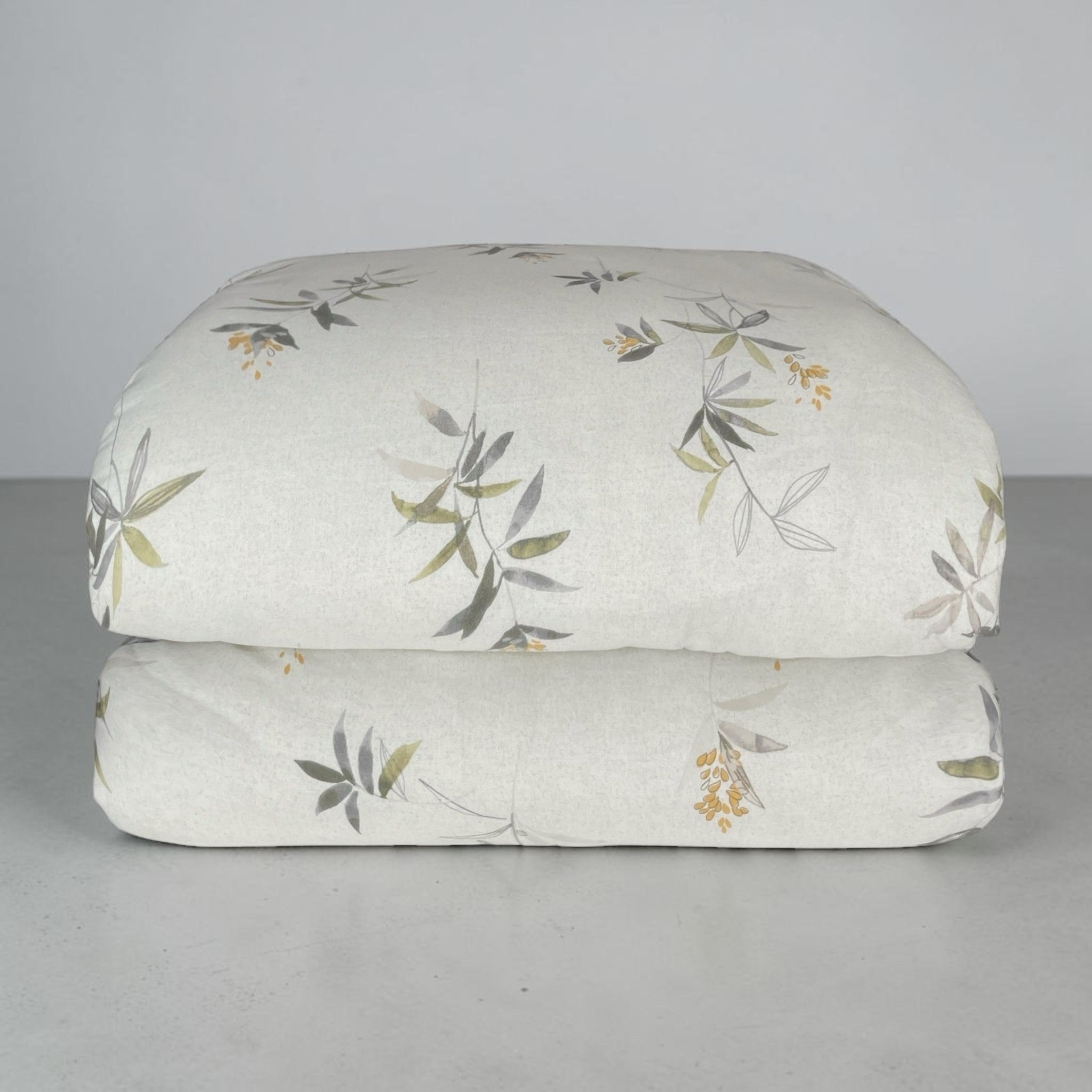 Trapunta matrimoniale Fancy Home Aspen Beige piegata in morbida microfibra Stone Washed