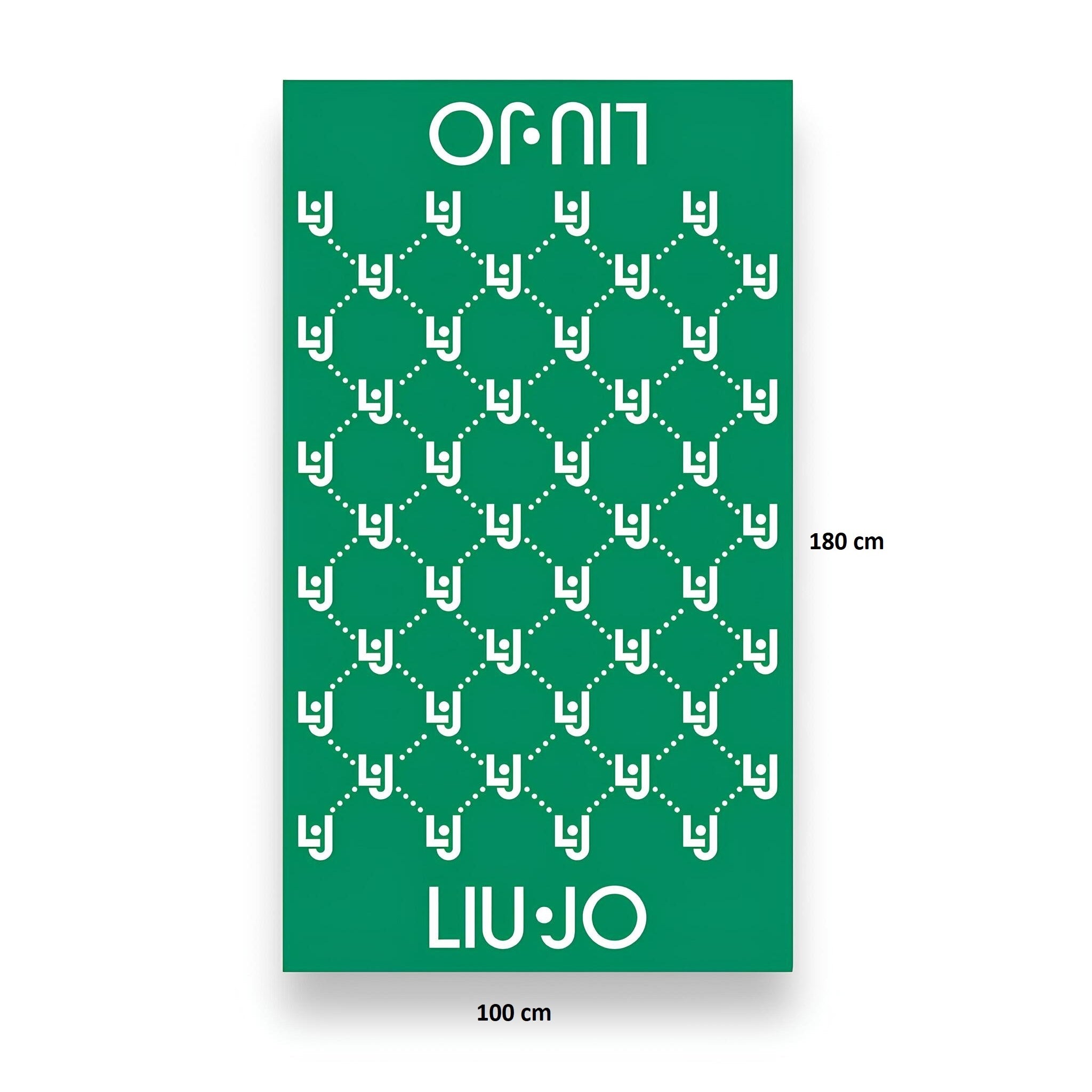 Liu jo beach towel in cotton terry 100x180cm Art. Chains